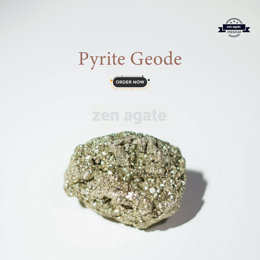Original pyrite cluster for wealth attraction and money magnet from zen agate