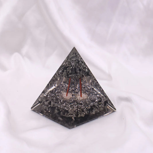 original Pyrite Money Magnet Pyramid for wealth and money attraction